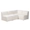 Baxton Studio Maya Modern White Boucle Fabric 4-Piece Modular Sectional Sofa 228-12968-12967-ZORO - alternate 6